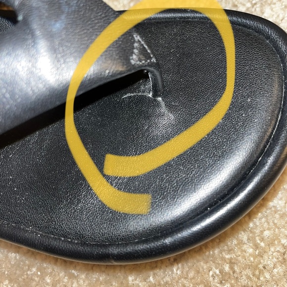 BALENCIAGA 
WOMEN'S RISE THONG SANDAL IN BLACK - Picture 7 of 7